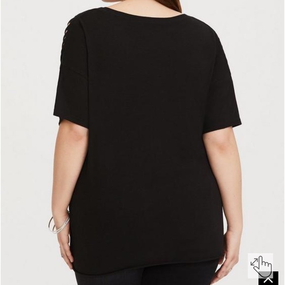 Torrid Aerosmith Black Slashed Classic Tee - Picture 3 of 8